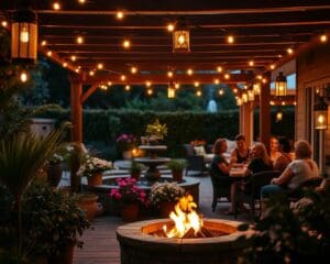 Welke verlichting geeft sfeer op zomeravonden?