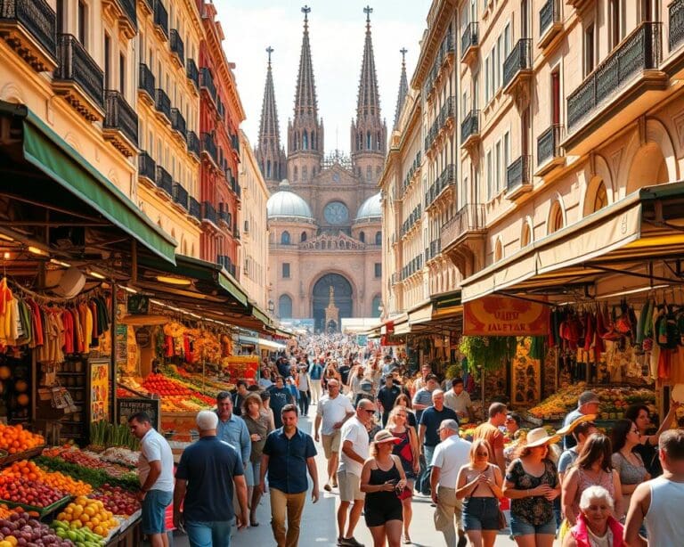 De mooiste markten en pleinen in Barcelona