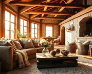 Hoe gebruik je natuurlijke materialen voor een warm interieur?
