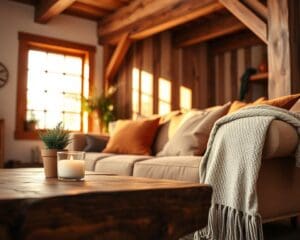 Hoe creëer je warmte met houten accenten?
