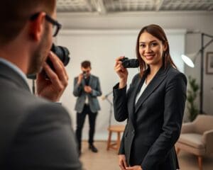 Hoe helpt een fotograaf bij professionele uitstraling?