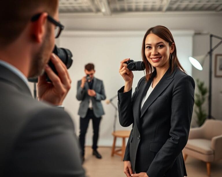 Hoe helpt een fotograaf bij professionele uitstraling?