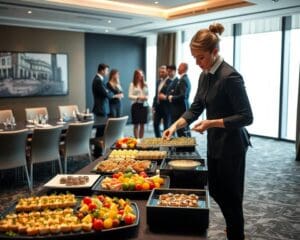 Hoe ondersteunt een cateraar zakelijke evenementen?