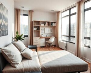 Hoe richt je een logeerkamer multifunctioneel in?