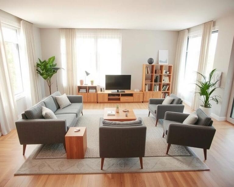 Hoe richt je een woonkamer praktisch in?