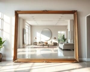 Waarom werkt een grote spiegel als ruimtetruc?