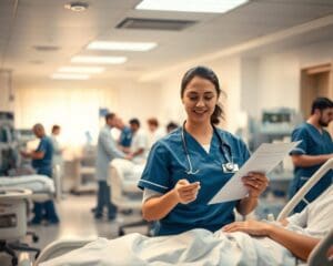 Wat doet een verpleegkundige op drukke afdelingen?