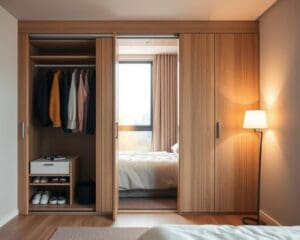 Wat is een goede kledingkast voor een kleine slaapkamer?