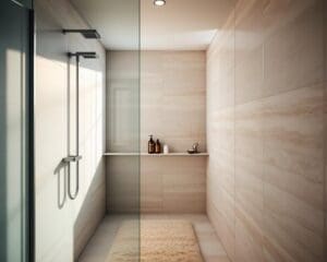 Wat maakt een douche met nis zo functioneel?