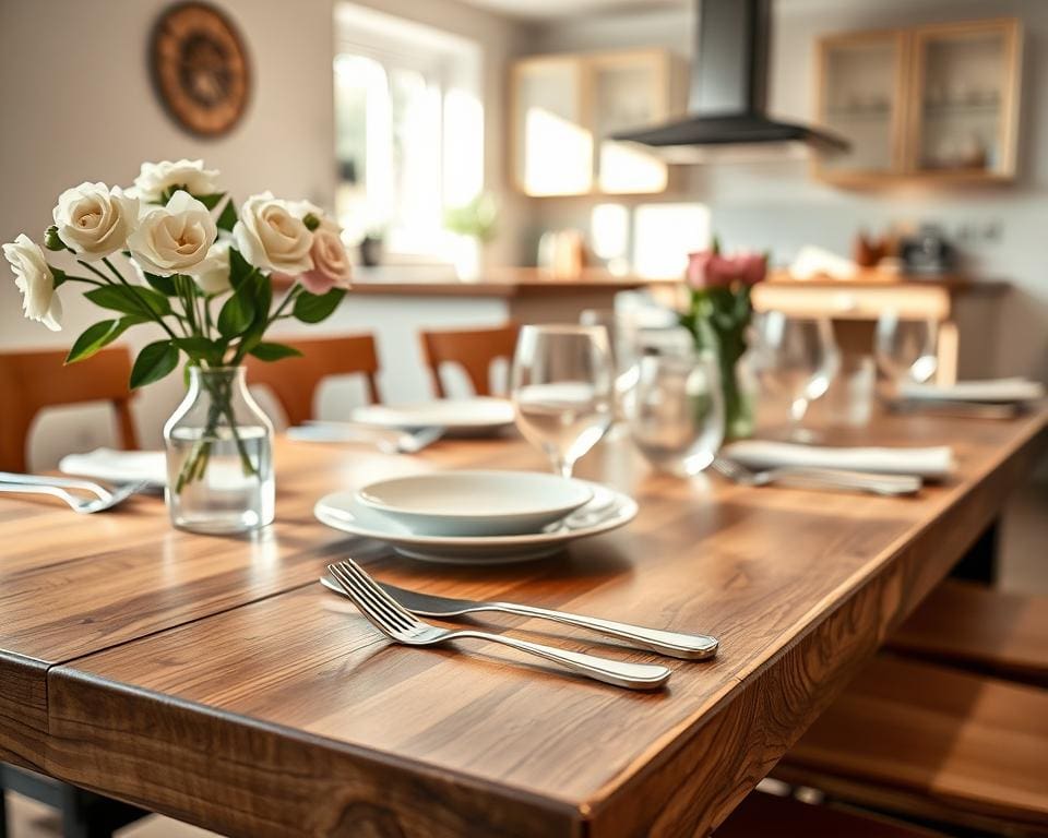 Wat maakt een eettafel geschikt voor dagelijks gebruik?