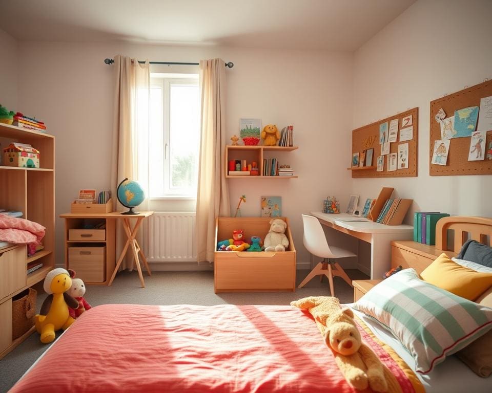 Wat maakt een kinderkamer overzichtelijk?