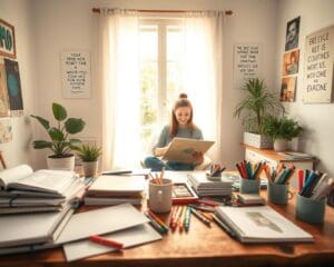 Hoe helpt creatief werk bij ontspanning?