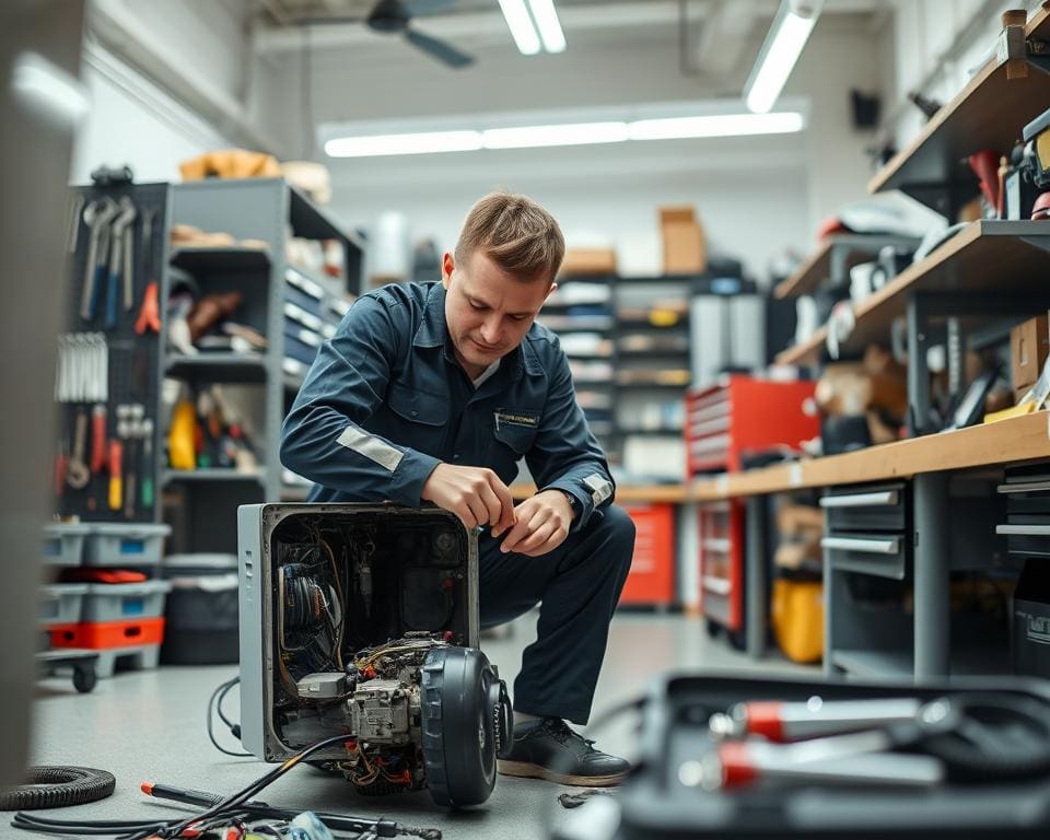 Wat zijn werkzaamheden van een servicemonteur?