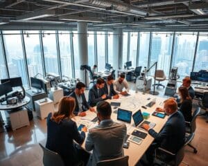 Welke technische diensten huren bedrijven in?