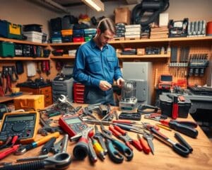 Welke tools gebruikt een onderhoudstechnicus?