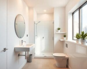 Hoe maak je een kleine badkamer ruimtelijk?