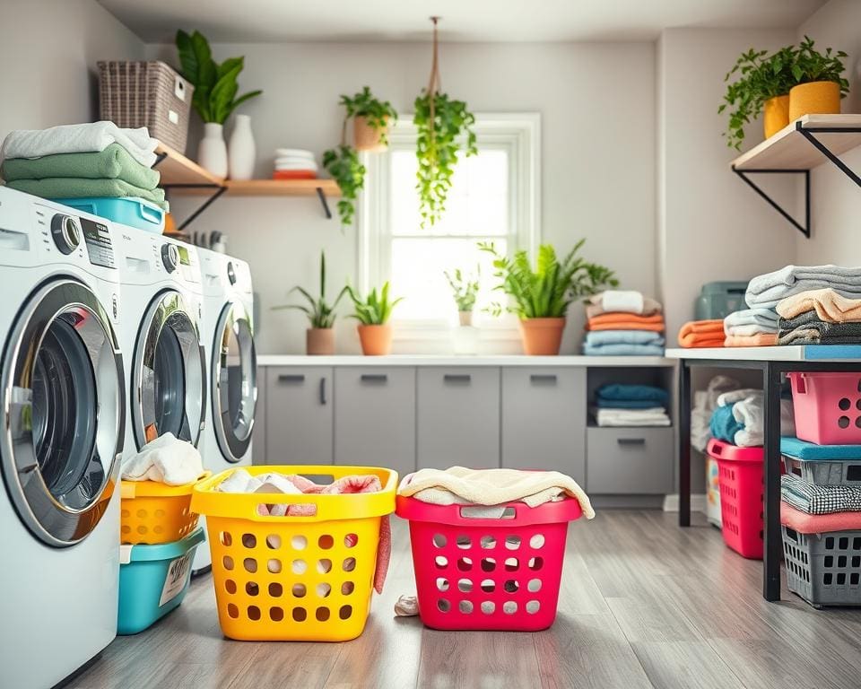 Hoe organiseer je je wasruimte efficiënt?