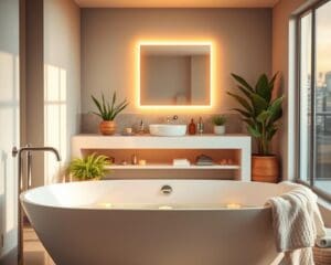 Hoe richt je een ontspannen badkamer in?