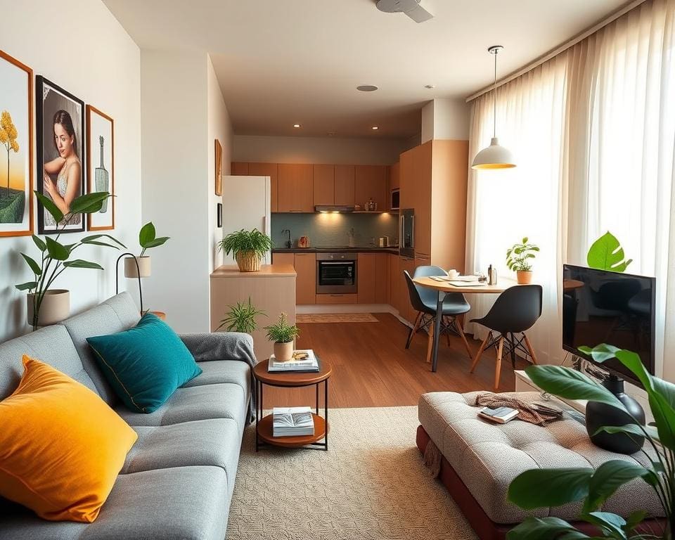 Interieurideeën voor een compacte studio