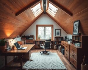 Wat maakt een zolderkamer geschikt als werkplek?