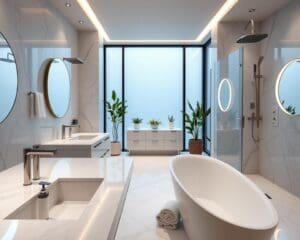 Wat zijn populaire badkamertrends?