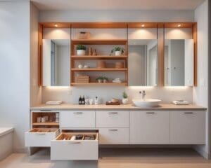 Wat zijn slimme opbergoplossingen voor de badkamer?