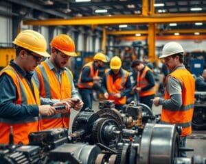 Werken in industriële onderhoudsteams