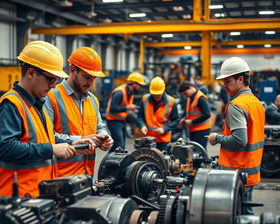 Werken in industriële onderhoudsteams