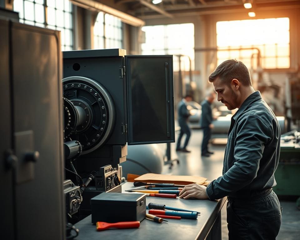 Werken in machineonderhoud