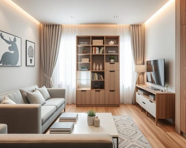 Hoe richt je een kleine woonkamer efficiënt in?