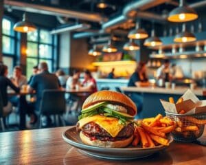 Wat maakt een burgerrestaurant met gourmet burgers uniek?