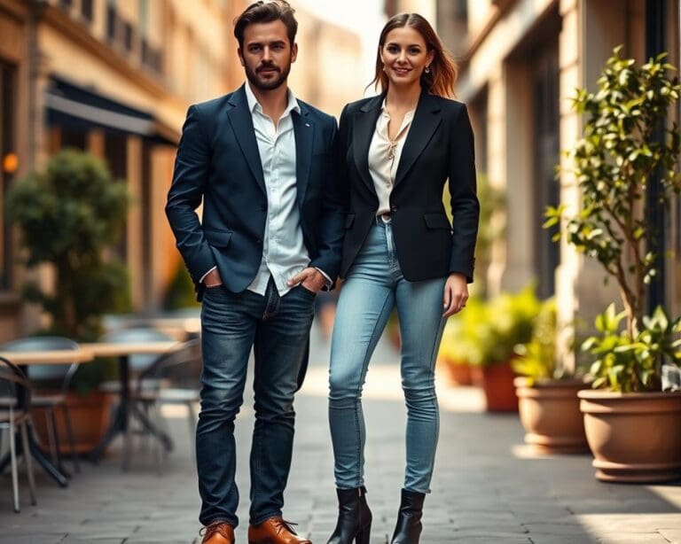 blazer jeans