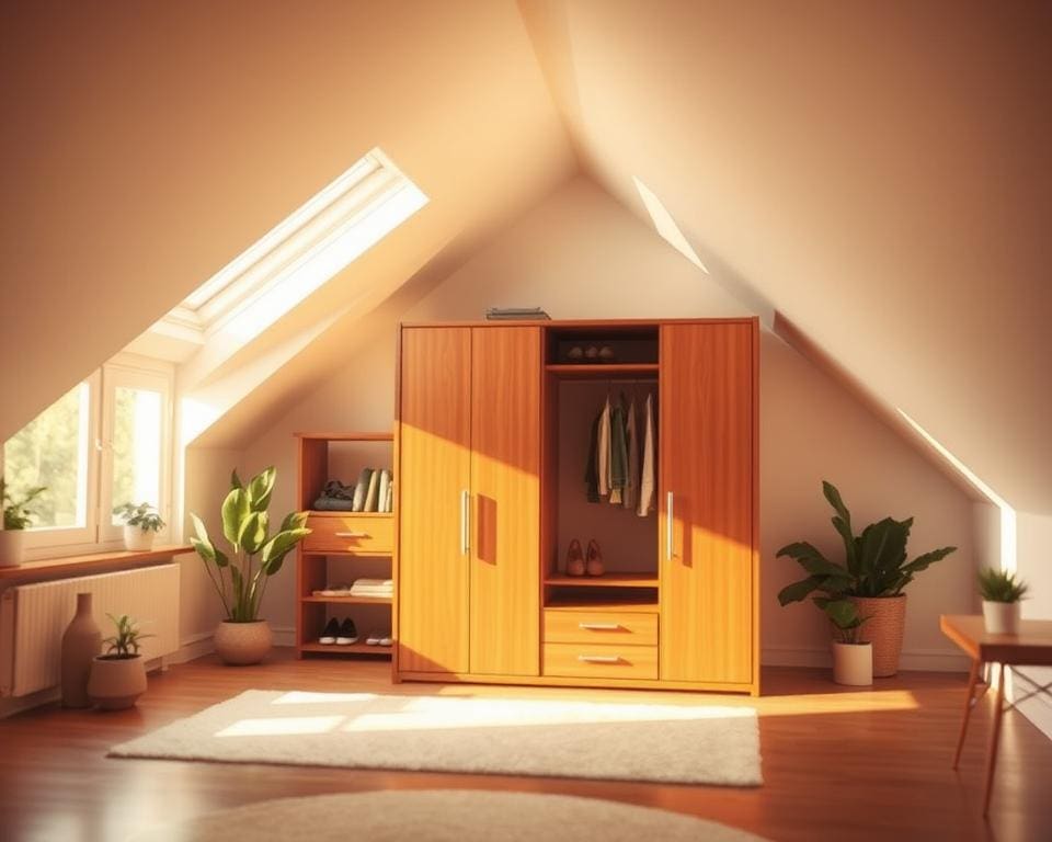 kast schuin dak