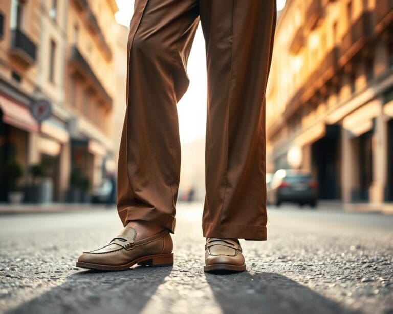 schoenen wijde broek